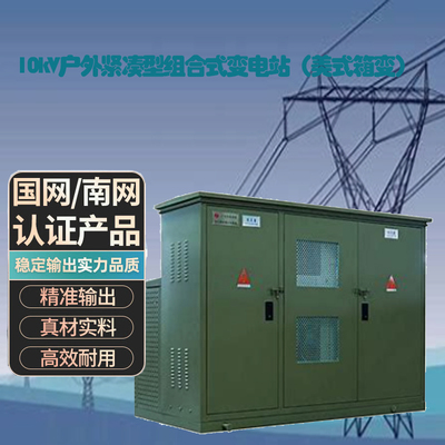 10kV户外紧凑型组合式变电站（美式箱变）环网型 高供低计 能效三级 ZBW-315kVA/12R